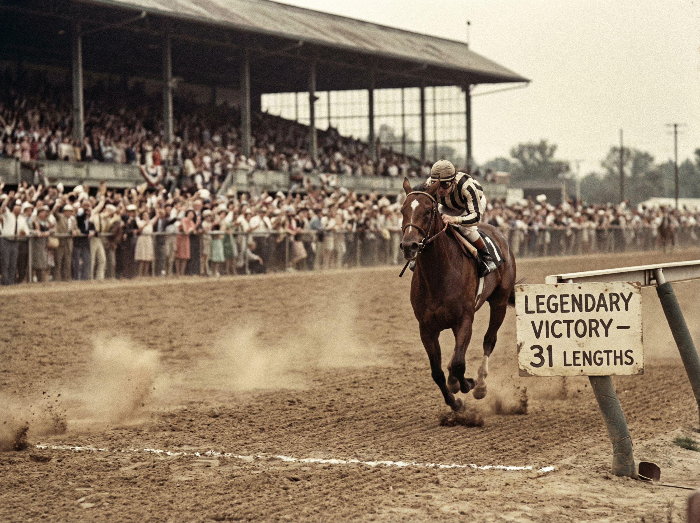 澳门皇冠 - 1973年秘书处赢得贝尔蒙特锦标